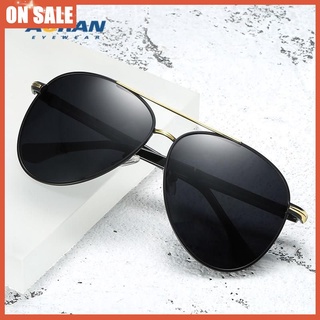 ﹍New Metal Polarized Sunglasses Men s 8738 Color Changing Sunglasses Toad Mirror Day and Night Retro Sunglasses