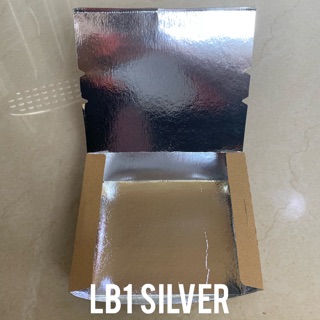 LB1 Food Box Silver (1 PACK = 50 pcs)