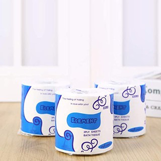 ►✹✎QKC Roll Paper Household Toilet High Quality Natural Pulp
