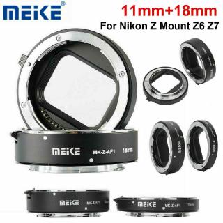 Meike MK-Z-AF1 11mm+18mm Macro Extension Tube Adapter Ring for Nikon Z6 Z7 Mount
