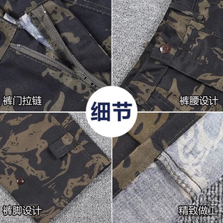 ™▲❁Pants camouflage clothes men s working pants labor protection site summer fattening spring and au