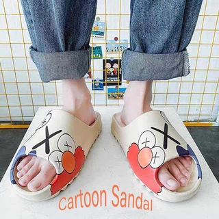 Men Slippers Cartoon Sandals Casual Slippers Non-slip Couples (1)