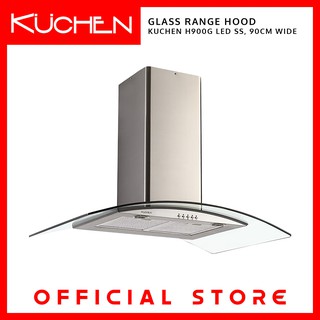 KUCHEN KCH.H900G.LED.SS Wall-Mounted Glass Range Hood (1)