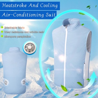 VestSummer Fan Cooling Vest Men Women Air Conditioning Cool Coat Outdoor Sun Protection Jacket USB C