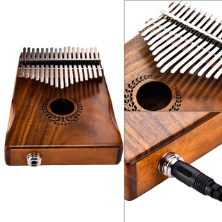 17 Key Finger Kalimba Mbira Sanza Thumb Piano Pocket Size Beginners Instrument