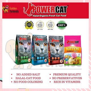 【Available】POWERCAT 7kg & 8kg Organic Halal Dry Cat (1)