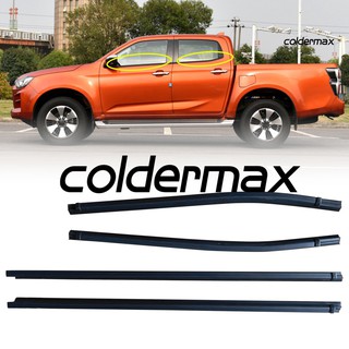 [ COLD ] 4Pcs Outer Window Glass Seal Belt Moulding Trim Rubber Weatherstrip for Isuzu D-MAX Pickup