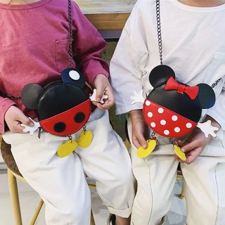 Fashion cute cartoon character mini micker minney mouse sling bag for kids (1)
