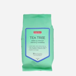 Purederm 30-Pack Tea Tree Make-Up Remover Cleansing Towelettes