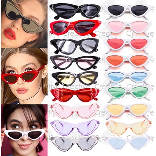 CISunnies #09611 Lolita Retro Summer Cat Eye Tint Sunglasses Shades Eyewear | FREE CASE & WIPER (1)