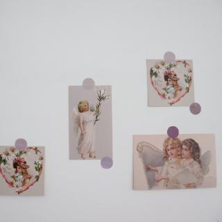 【₱ 400 libreng pagpapadala】Ins style European and American style angel baby room decoration card wall poster Photo Props card (1)