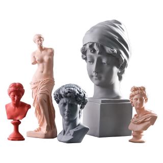 Morandi Resin Gypsum head Venus sketch Figure Sculpture statue art Handmade Gifts