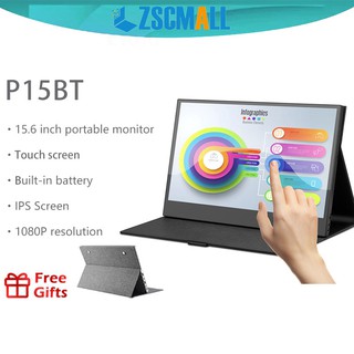 ZSCMALL Portable Touchscreen Battery Monitor Cheap price For Pc 1920x1080 HD IPS 15.6-Inch Display C