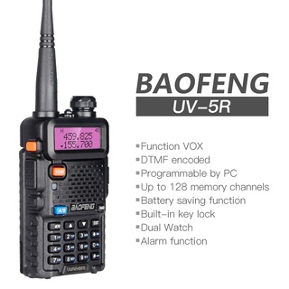 2pcs Walkie Talkie 8W Baofeng UV-5R 8 Watts Ham Radio Transceiver VHF UHF BF UV5R CB Radio Station A (4)
