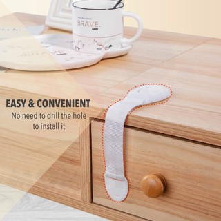 Baby Safety Protector Child Cabinet locking Plastic Lock Protection of Children Locking From Doors Drawer