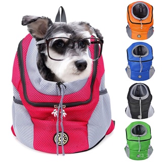 Outdoor Double Shoulder Portable Travel Backpack Outdoor Pet Cat Dog Carrier Bag Pet Cat Dog Front N