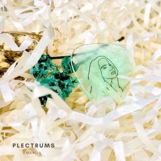 2 pcs Personalized Line Art Guitar Pick Resin (Using Your Own or an Artist's Photo)|Plectrums Manila