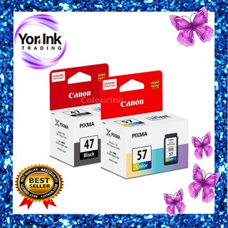 Canon Original PG-47 CL-57 Black And Colour Value Pack Ink Cartridges