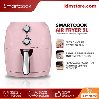 ◕◕✸SMARTCOOK 5L Air Fryer | Large Family Healthy Oil Free Cooking, Bake, Grill, Roast Beef Pork Chic
