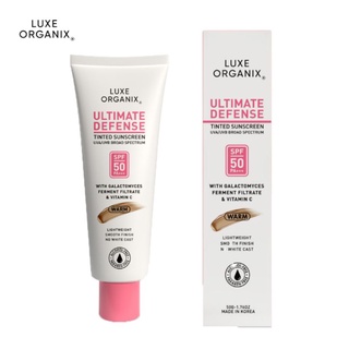 Luxe Organix Ultimate Defense Tinted Sunscreen UVA/UVB Broad Spectrum SPF50++++ Warm