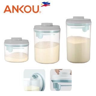 Ankou Airtight 1 Touch Button Container With Scoop Spoon and Holder