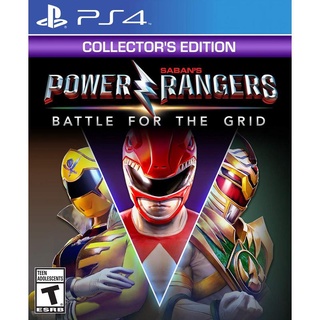 POWER RANGERS BATTLE FOR THE GRID COLLECTORS EDITION PS4 GAME BRAND NEW SEALED WITH FREE FFTCG RARE