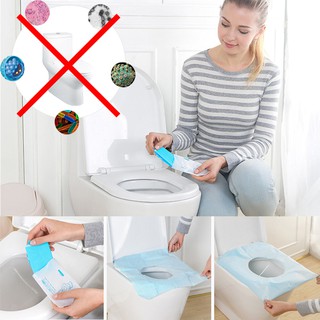1Pcs Universal Toilet Disposable Sticker Toilet Seat Cover Business Travel Stool (1)