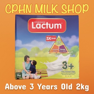 Lactum 3+ Plain 2kg (May 2023 exp)