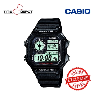 Casio AE-1200WH-1AVDF Digital Black Resin Strap Watch For Men