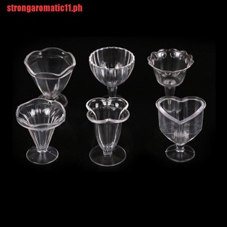 [strongaromatic11]6Pcs Doll House Cups Miniatures Kitchen Tableware Ice cr