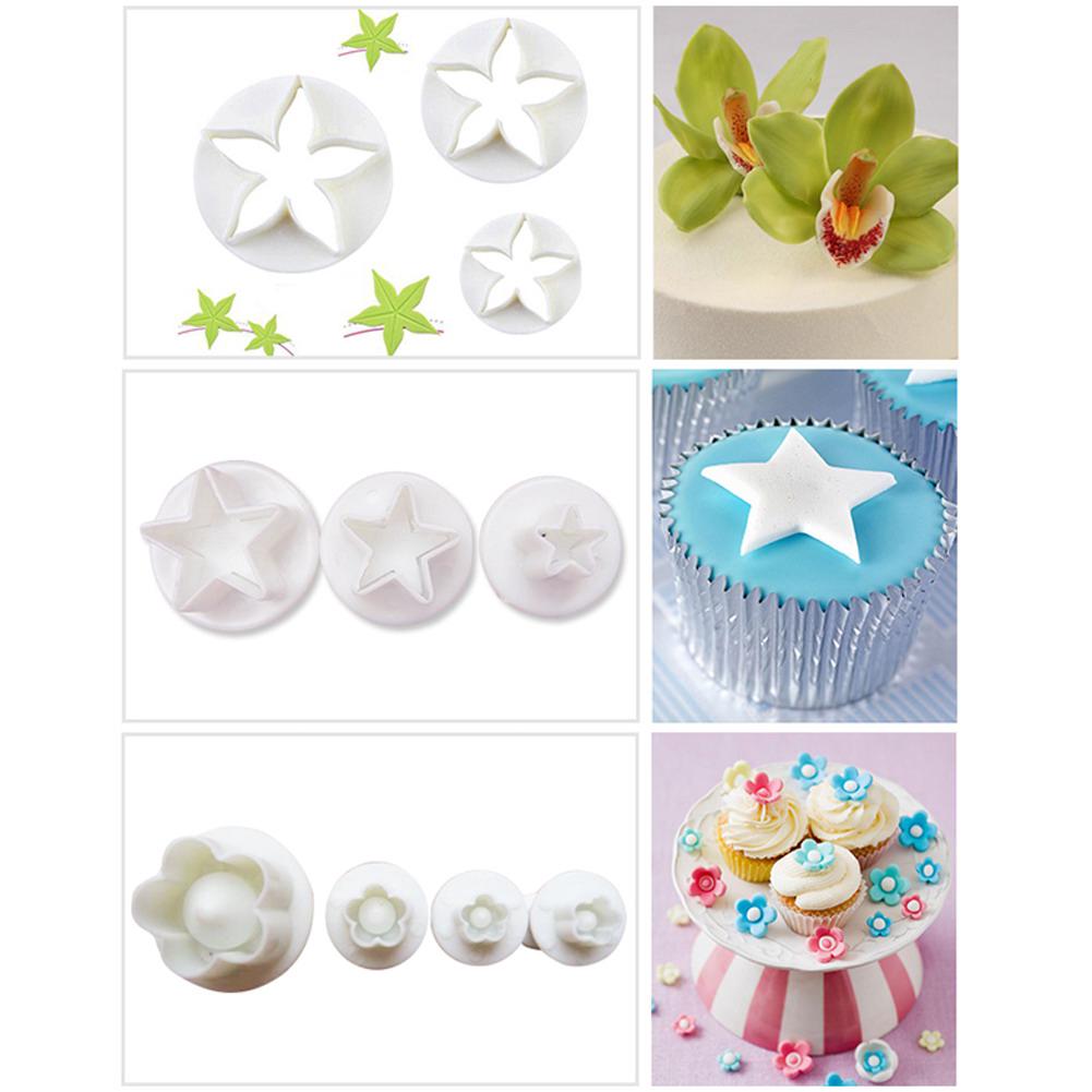 33 pcs Sugarcraft Cake Decorating Tools Fondant Plunger Cutters Tools Cookie Biscuit Cake Mold (7)