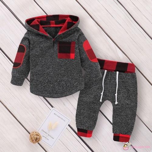 NP.-New Baby Boy Infant Clothes Autumn Winter Hooded