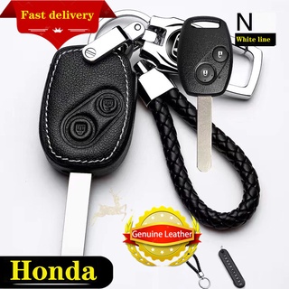 Honda key Cover Case Keychain For Honda 2007-2020 CITY HRV CRV BRV CITY JAZZ CIVIC ACCORD Key Holder