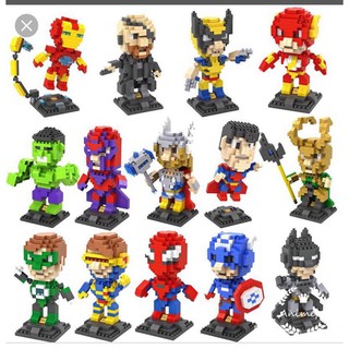 Marvel Avengers,Thor,Hulk Small Figure Building Blocks Toys
