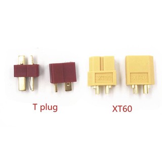 T plug / Deans plug and XT60 plug connector