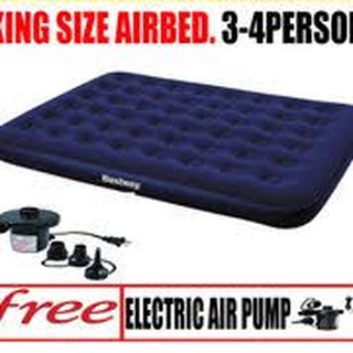 Bestway King Size Inflation Air Bed With Electric Air Pump(67004)