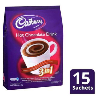 Chocolate Drinks☑☈WHOLESALE Cadbury Hot Chocolate Drink 3in1