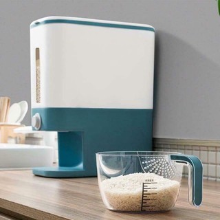 12kg Rice Dispenser and Storage with measuring cup, Whole Grains Storage, Rice Storage