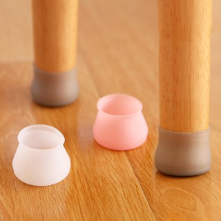 【Ready Stock】Flbtoys 4PCS Furniture stool floor protection pad table and chair non-slip wear-resistant silicone chair leg protection pad