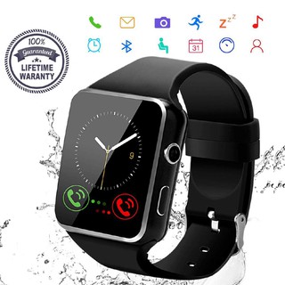 X6 Bluetooth Waterproof Smart Watch Smartwatch Camera