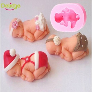SWALLOW 3D Sleeping Baby Silicone Candle Soap Mould Craft Mold DIY Handmade Soap Mold [HG&MO]