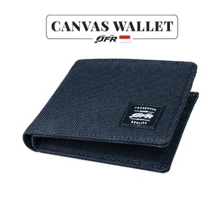 Jfr Fashion Men 's Leather Wallet Canvas Material Jp10