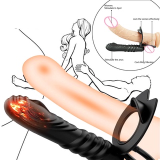 gV8a Sex BDSM Bondage Adult Anal Vibrator Strapon Double Penetration Strap On Cock Dildo Sex Toys Fo