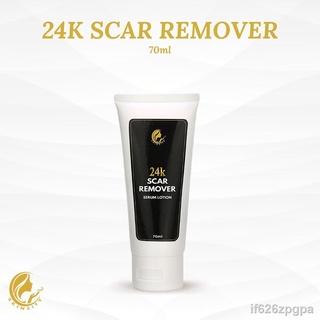 □ↂ♈24k Scar Remover Serum Lotion 70 mL - Natural Scar Removal and Stretchmarks for Face and Body