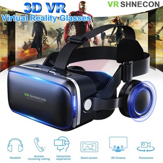 Virtual Reality Vr Glasses Mobile Game 3D Theater Headphones