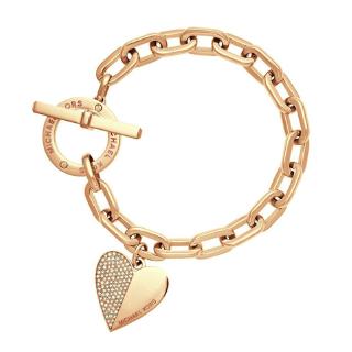 Luxury Heart Shape Fashion Metallic Bangles MK Bohemian Style Alloy Bracelet