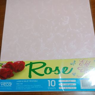 Rose Specialty Board 220gsm 10sheets