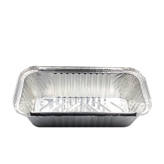 Aluminum Loaf Tray 8x4x2 with lid 10pcs (topsize)