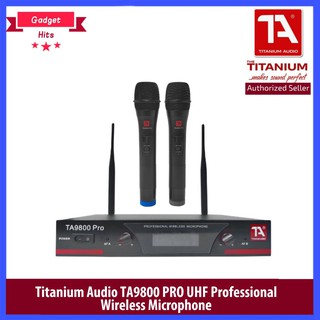 Titanium Audio TA9800 PRO UHF Professional Wireless Microphone