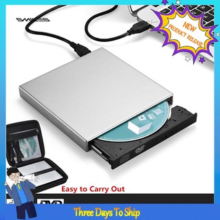 LYY_USB 2.0 Slim Writer/Burner/Rewriter/CD ROM External DVD Drive for PC Laptop (1)